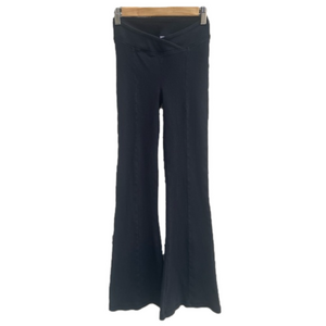 Urban Outfitters Out From Under Black Ribbed Knit Flare Legging Pants Size Small